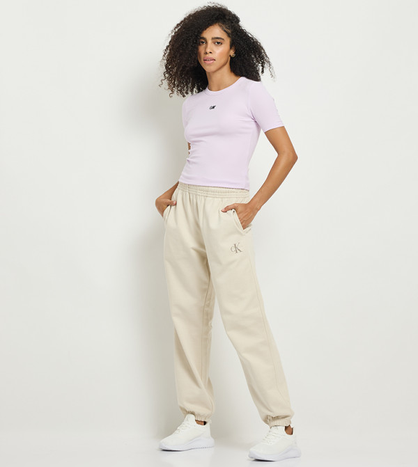 Calvin Klein Calvin Klein - Lavender Short Sleeve T-Shirts