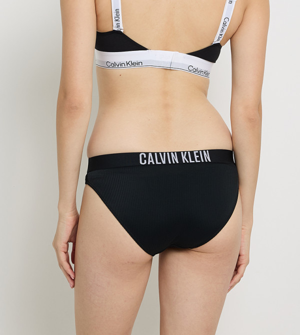 كالفين كلاين  ملابس سباحة - أسود Bikini Bottoms