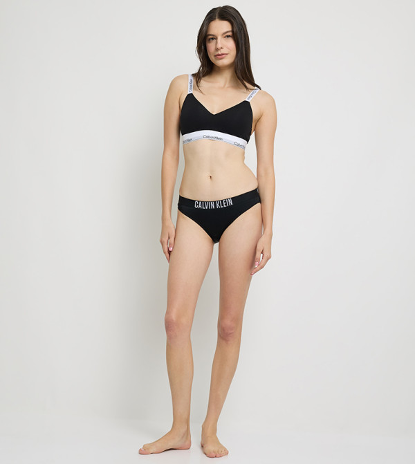 كالفين كلاين  ملابس سباحة - أسود Bikini Bottoms