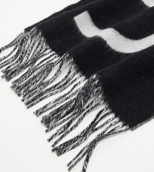 كالفين كلاين  أوشحة - أسود Woollen Scarves