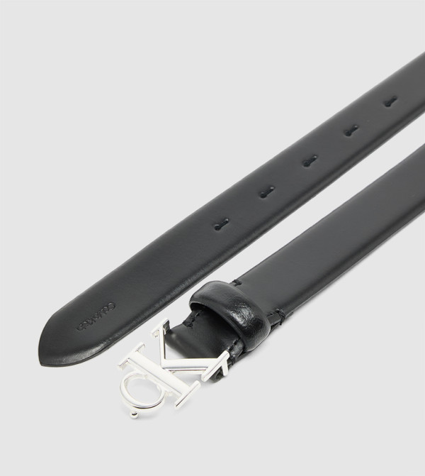 كالفين كلاين  أحزمة - أسود Leather Belts