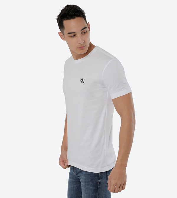 كالفين كلاين  ملابس - أبيض تيشرتات وبلايز
