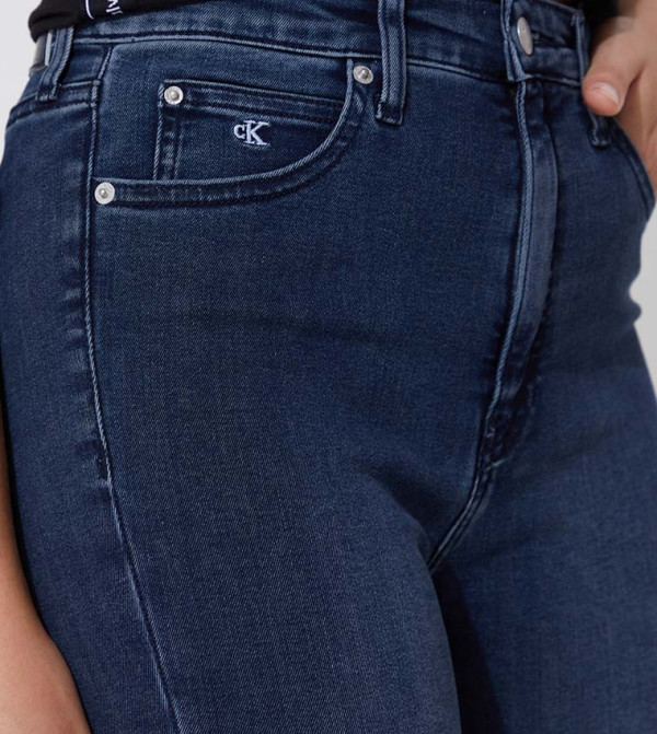 كالفين كلاين كالفين كلاين - كحلي مزرق  جينز ضيق