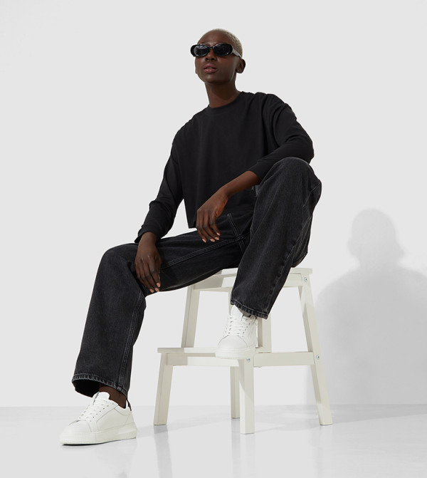 Calvin Klein 90s-revival - Black Straight Jeans