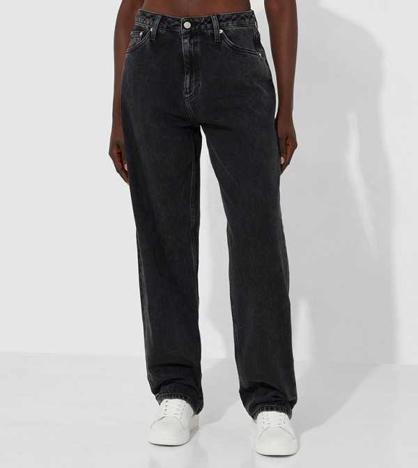 Calvin Klein 90s-revival - Black Straight Jeans