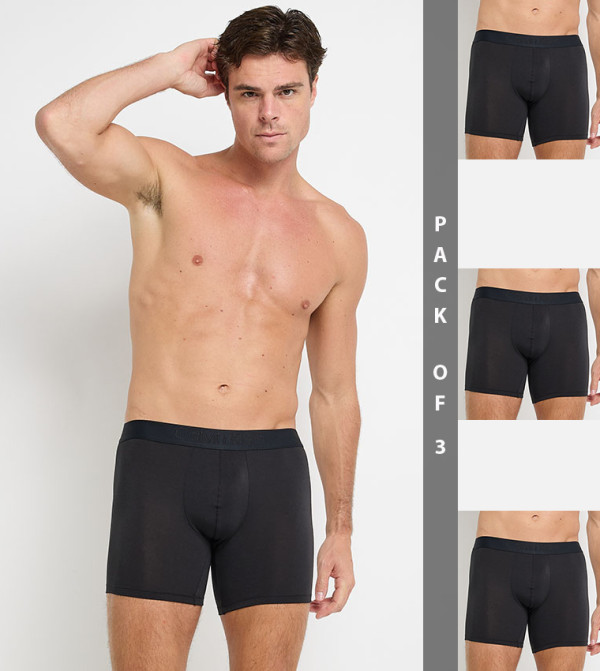 كالفين كلاين  ملابس - أسود Boxers