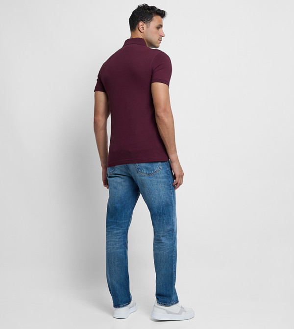 Tommy Hilfiger Clothing - Burgundy Polo T-shirts