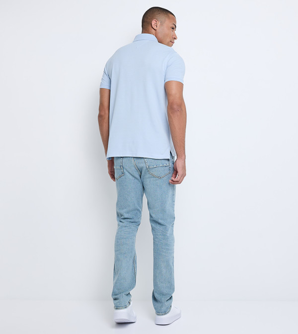 Tommy Hilfiger  Clothing - Blue Polo T-shirts