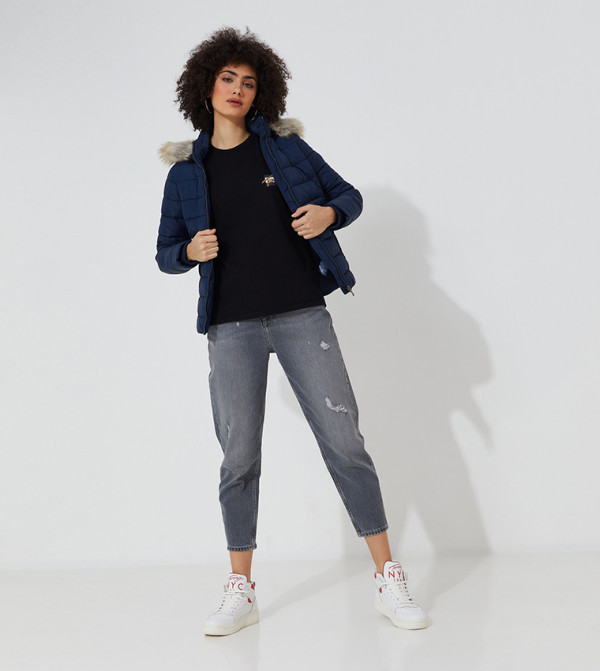 تومي هيلفيغر Extra discount Tommy Hilfiger - أسود تيشيرتات كاجوال