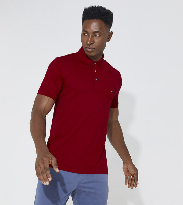 Tommy Hilfiger - Red Polo T-shirts
