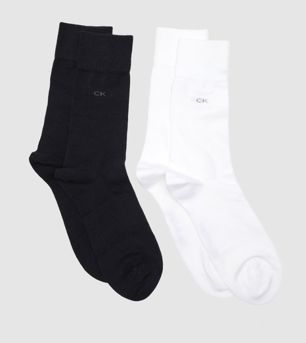 Calvin Klein  Calf Length Socks - White Ankle Length Socks