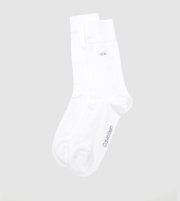 Calvin Klein  Calf Length Socks - White Ankle Length Socks