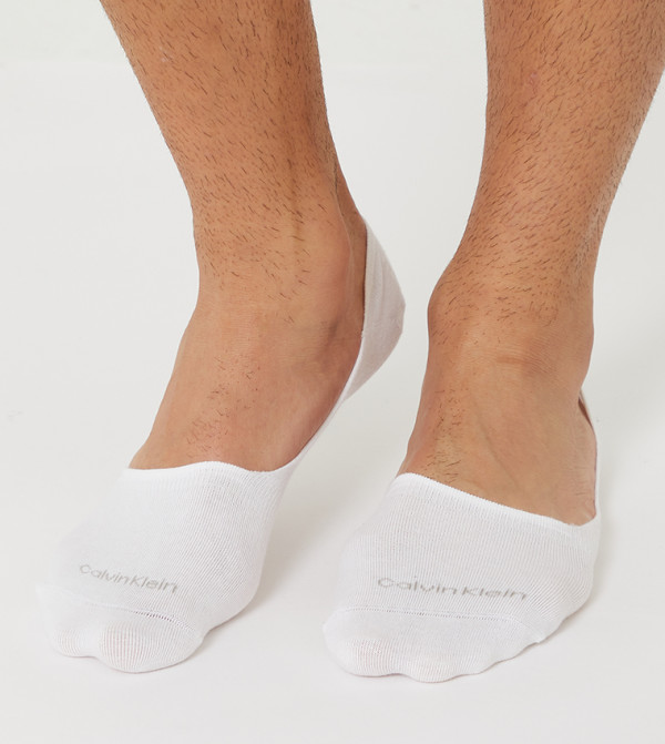 Calvin Klein  No show Socks - White No show Socks