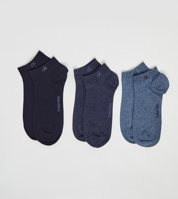كالفين كلاين اكسسوارات - أزرق Ankle Length Socks