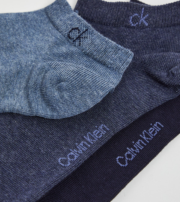 كالفين كلاين اكسسوارات - أزرق Ankle Length Socks