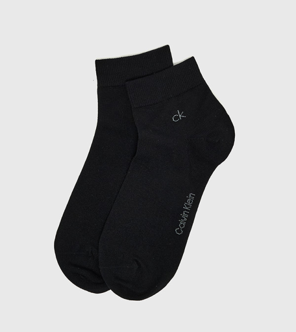 كالفين كلاين  جوارب للكاحل  - أسود Ankle Length Socks
