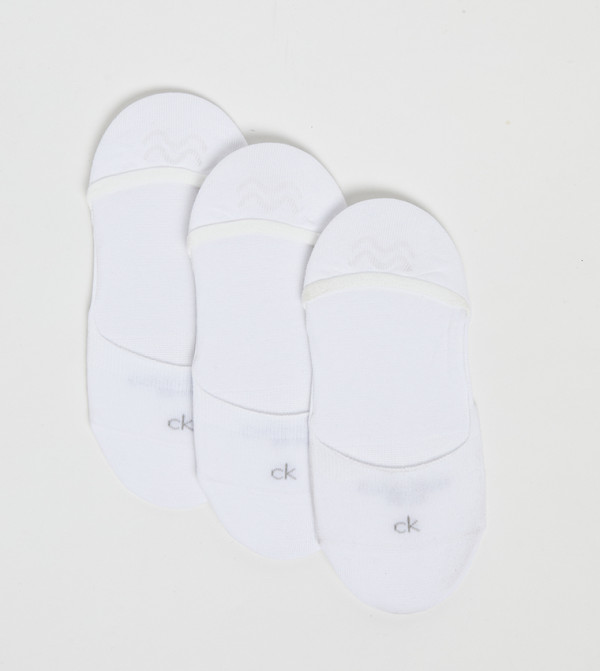 Calvin Klein  Accessories - White No Show Socks