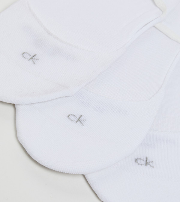 Calvin Klein  Accessories - White No Show Socks