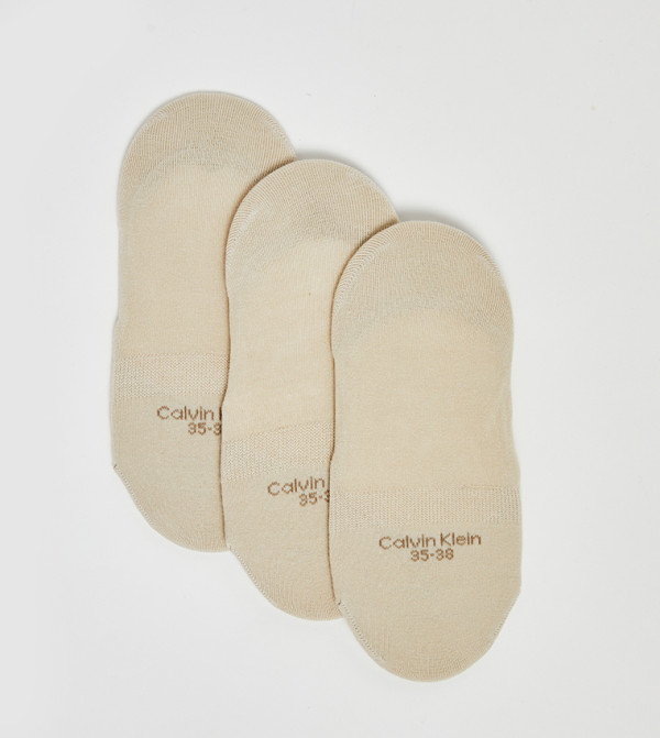 Calvin Klein  Accessories - Beige No Show Socks