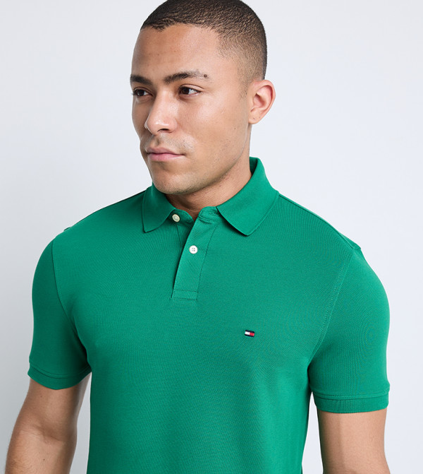 Tommy Hilfiger  Clothing - Green Polo T-shirts