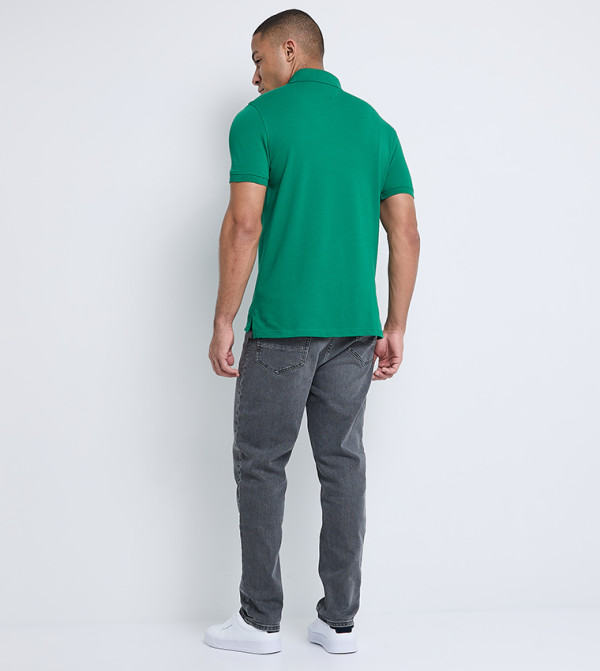 Tommy Hilfiger  Clothing - Green Polo T-shirts
