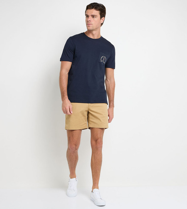 Tommy Hilfiger  Clothing - Navy Round Neck T-Shirts