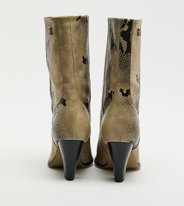 Tommy Hilfiger  Calf Boots - Khaki Mid Calf Boots