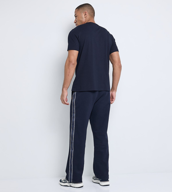 تومي هيلفيغر  ملابس - أزرق Round Neck T-Shirts