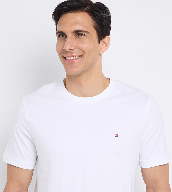 Tommy Hilfiger Tommy Hilfiger - White Round Neck T-Shirts