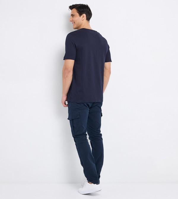 Tommy Hilfiger Tommy Hilfiger - Navy Round Neck T-Shirts