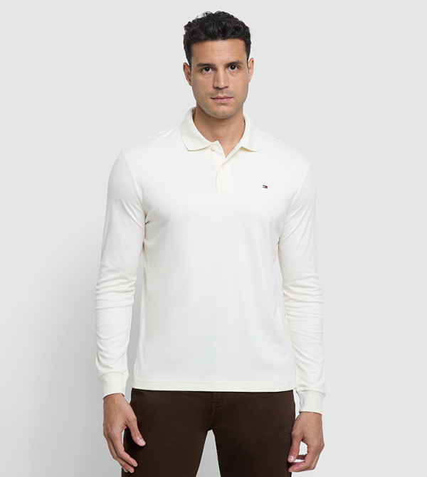 Tommy Hilfiger Clothing - Beige Polo T-shirts