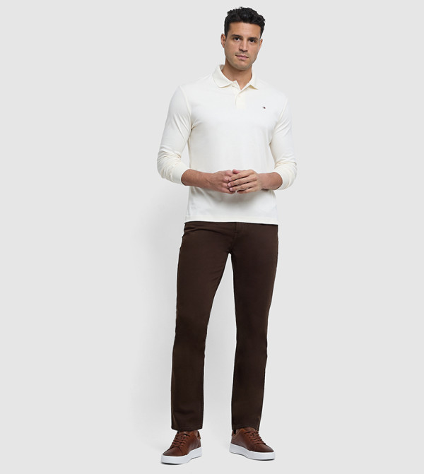 Tommy Hilfiger Clothing - Beige Polo T-shirts