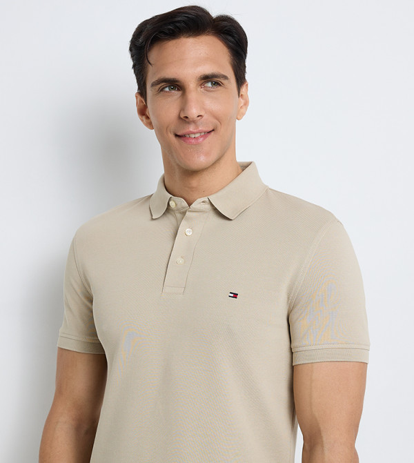 Tommy Hilfiger Clothing - Beige Polo T-shirts