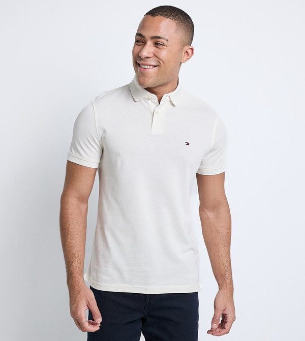 Tommy Hilfiger  Clothing - Beige Polo T-shirts