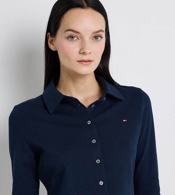 تومي هيلفيغر  summer-workwear-w - كحلي قمصان