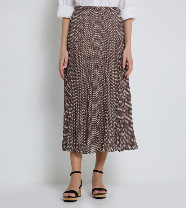 Tommy Hilfiger Clothing - Brown Midi Skirts