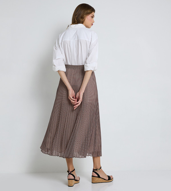 Tommy Hilfiger Clothing - Brown Midi Skirts
