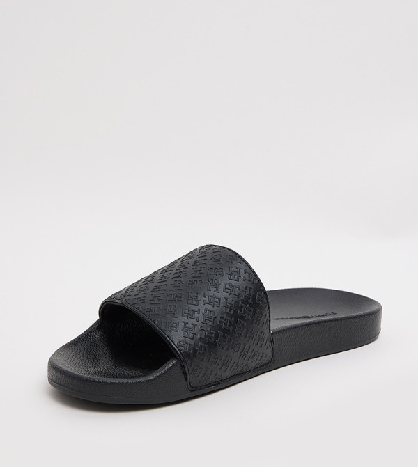 Tommy Hilfiger  Flip flops and Slides - Black Slides