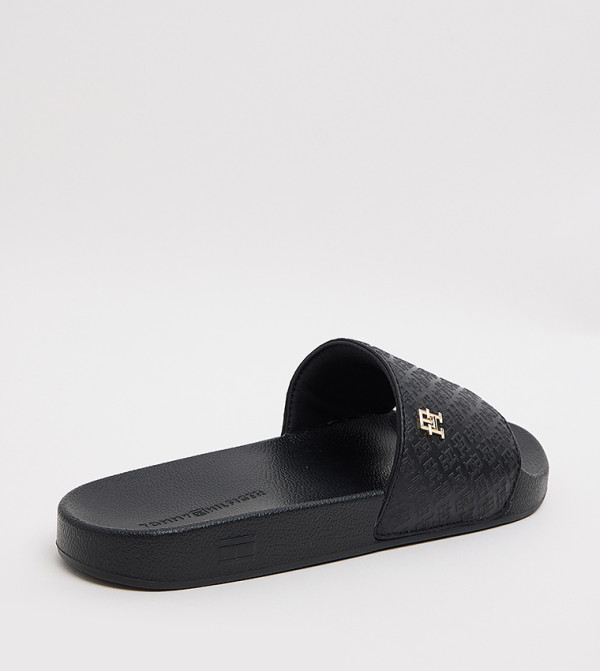 Tommy Hilfiger  Flip flops and Slides - Black Slides
