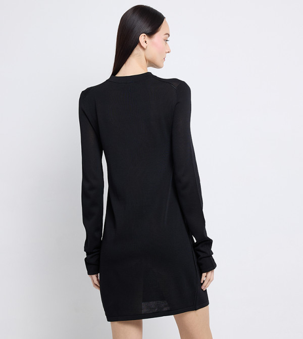 Calvin Klein Jeans Mini Dresses - Black Casual Dresses