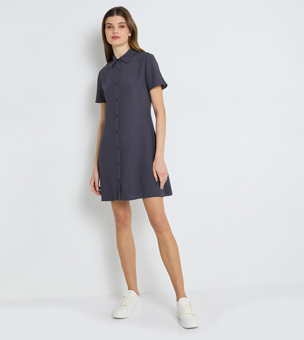 Calvin Klein Jeans Mini Dresses - Navy Casual Dresses
