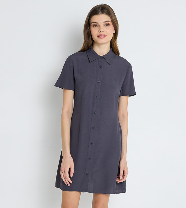 Calvin Klein Jeans Mini Dresses - Navy Casual Dresses