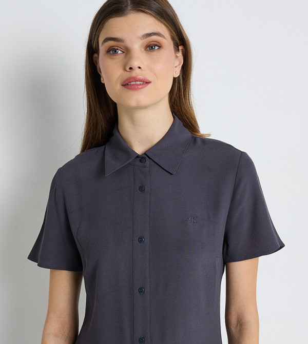 Calvin Klein Jeans Mini Dresses - Navy Casual Dresses