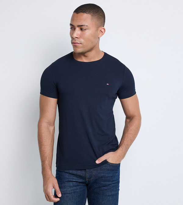 Tommy Hilfiger Tommy Hilfiger - Blue Round Neck T-Shirts