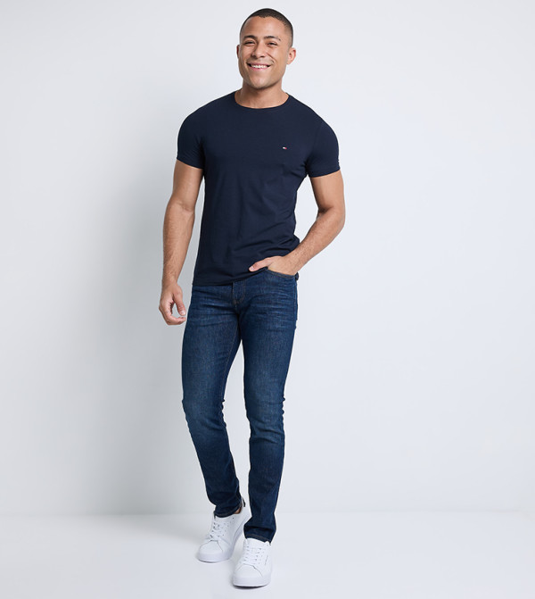 Tommy Hilfiger Tommy Hilfiger - Blue Round Neck T-Shirts