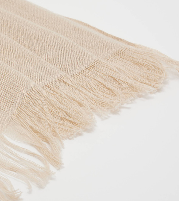 Tommy Hilfiger  Scarves - Beige Knitted Scarves