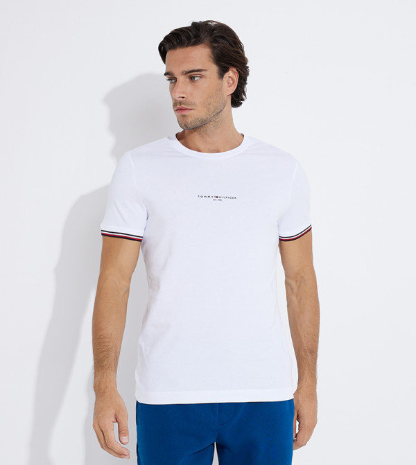 Tommy Hilfiger Tommy Hilfiger - White Round Neck T-Shirts