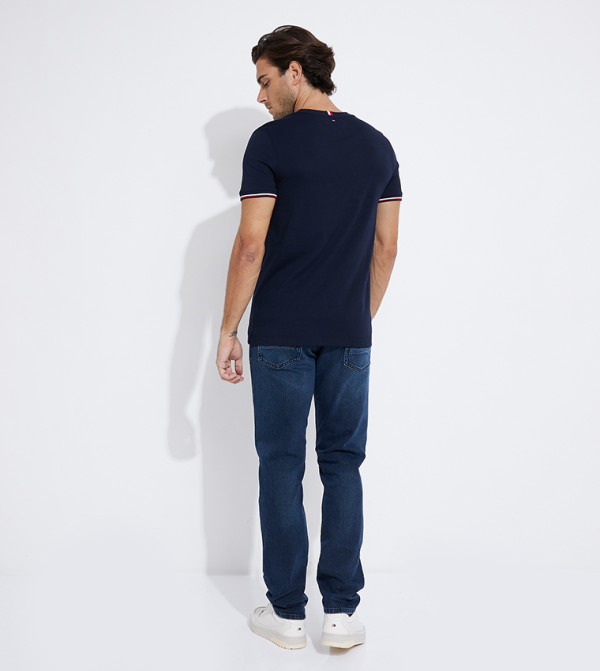 تومي هيلفيغر  ملابس - كحلي تيشيرتات كاجوال