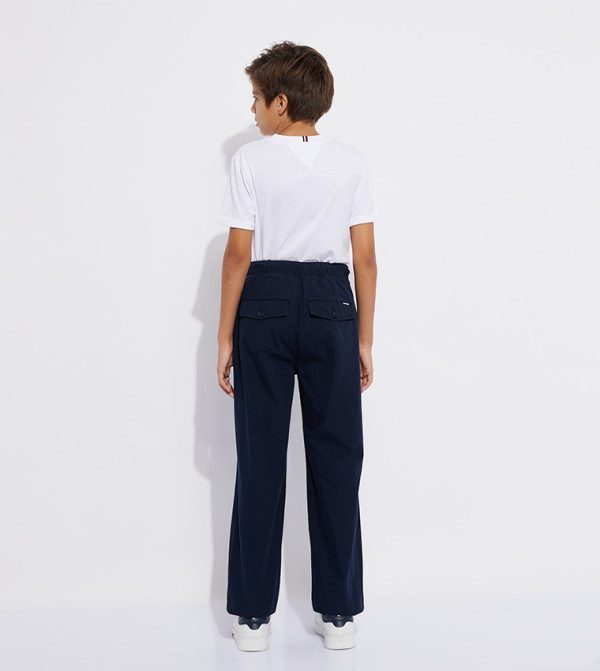 تومي هيلفيغر  relaxed-denim-cargo - كحلي السراويل