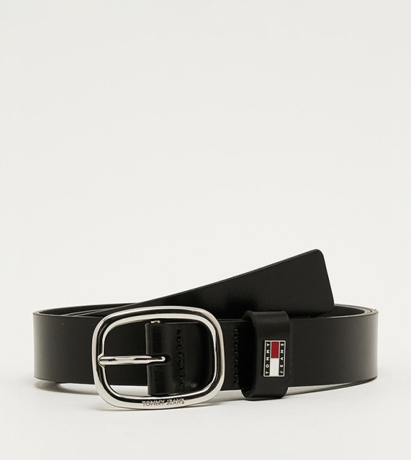 تومي هيلفيغر أحزمة جلدية - أسود Leather Belts